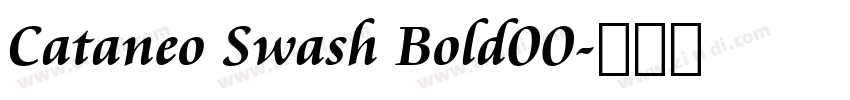 Cataneo Swash Bold00字体转换 Cataneo Swash Bold00字体转换